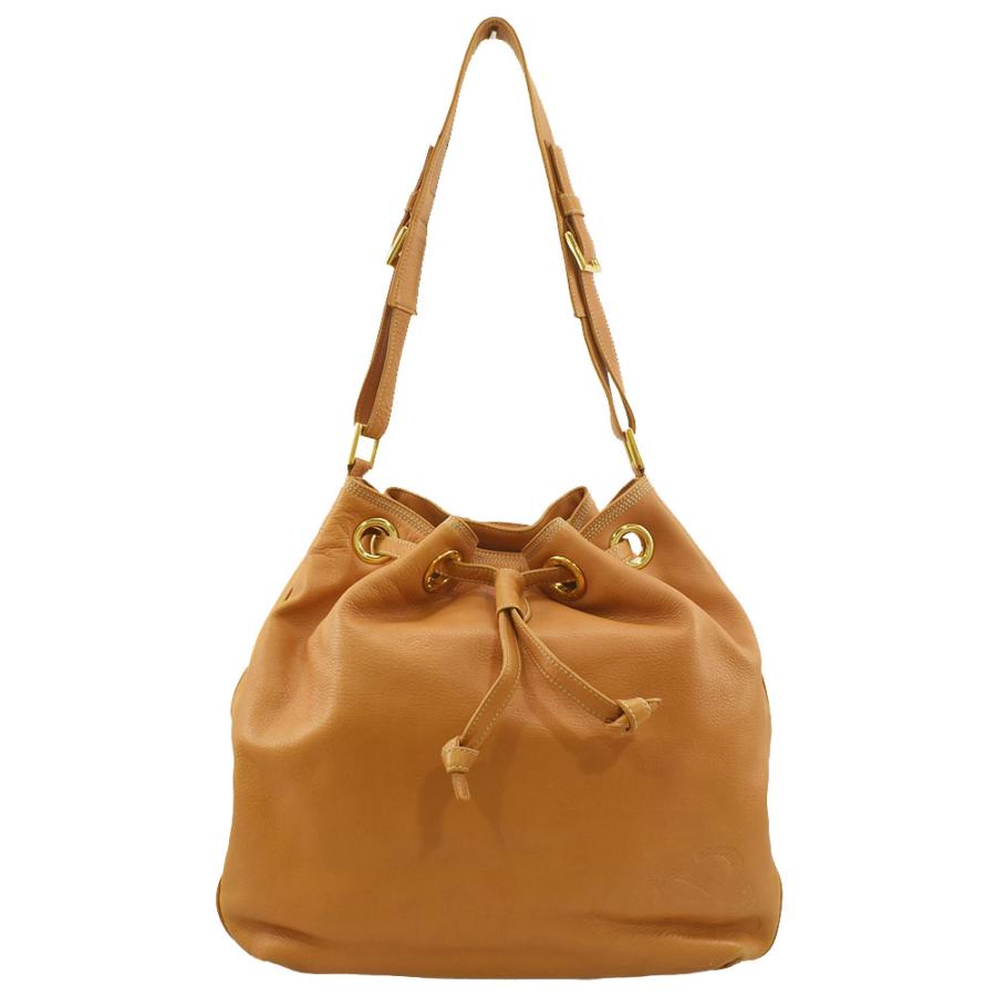 ロエベ LOEWE ショルダーバッグ ロゴ アナグラム 巾着バッグ