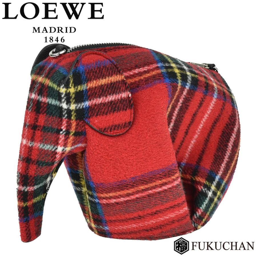 LOEWE/ロエベ Elephant Tartan Mini Bag エレファント ミニショルダー 