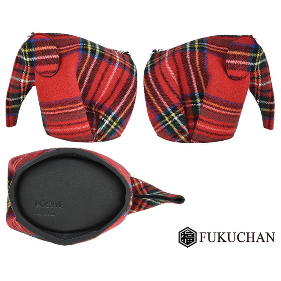 LOEWE/ロエベ Elephant Tartan Mini Bag エレファント ミニショルダー 