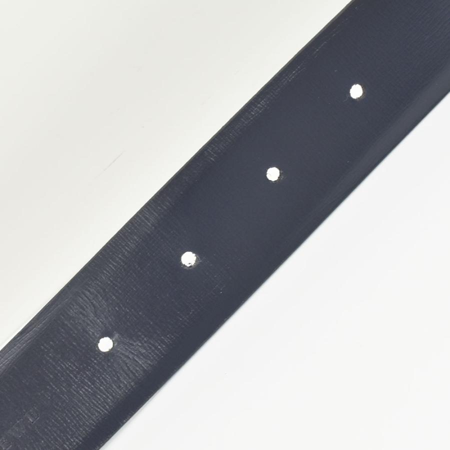 LOEWE（ロエベ） ベルト リバーシブル レザー ブラック×ネイビー