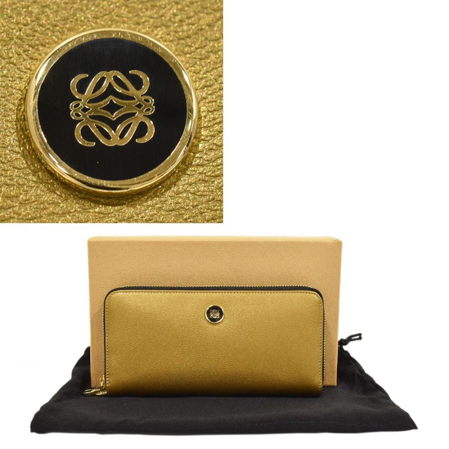 LOEWE（ロエベ） ラウンドファスナー 長財布 アナグラムボタン