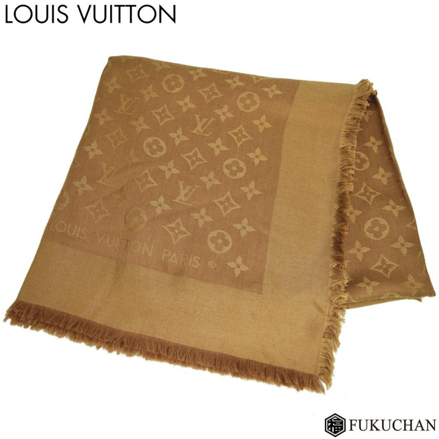 Louis Vuitton ショールモノグラムキャメル