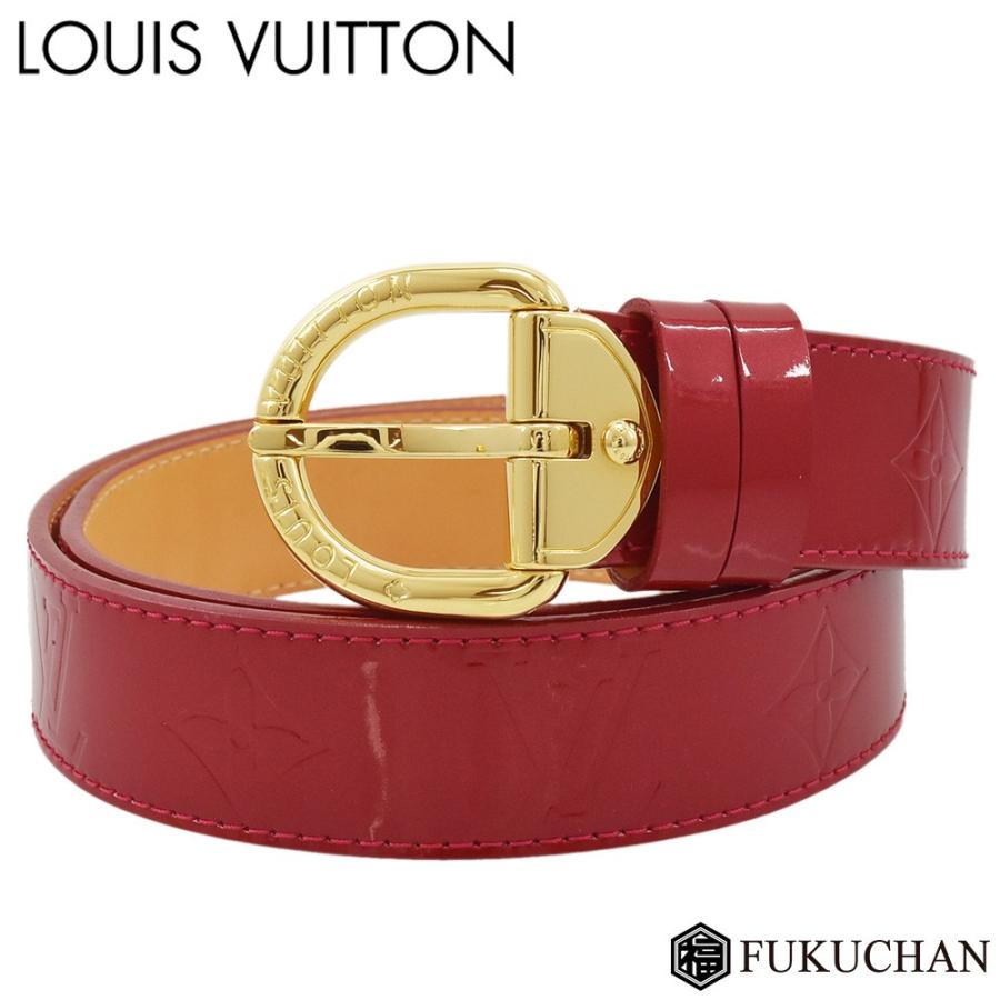 LOUIS VUITTON ルイヴィトン ベルト LVバックル ヴェルニ