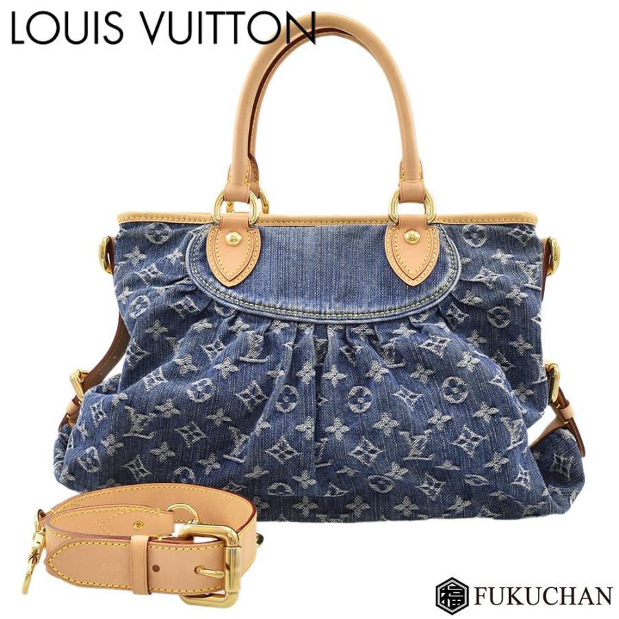 LOUIS VUITTON/ルイ・ヴィトン モノグラムデニム ネオカヴィMM ブルー 