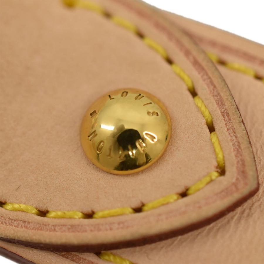 ルイヴィトン ショルダーストラップ ブラウン ゴールド金具 レザー ヌメ革 LOUIS VUITTON（ルイ・ヴィトン） ヌメ革 ショルダーストラップ 美品