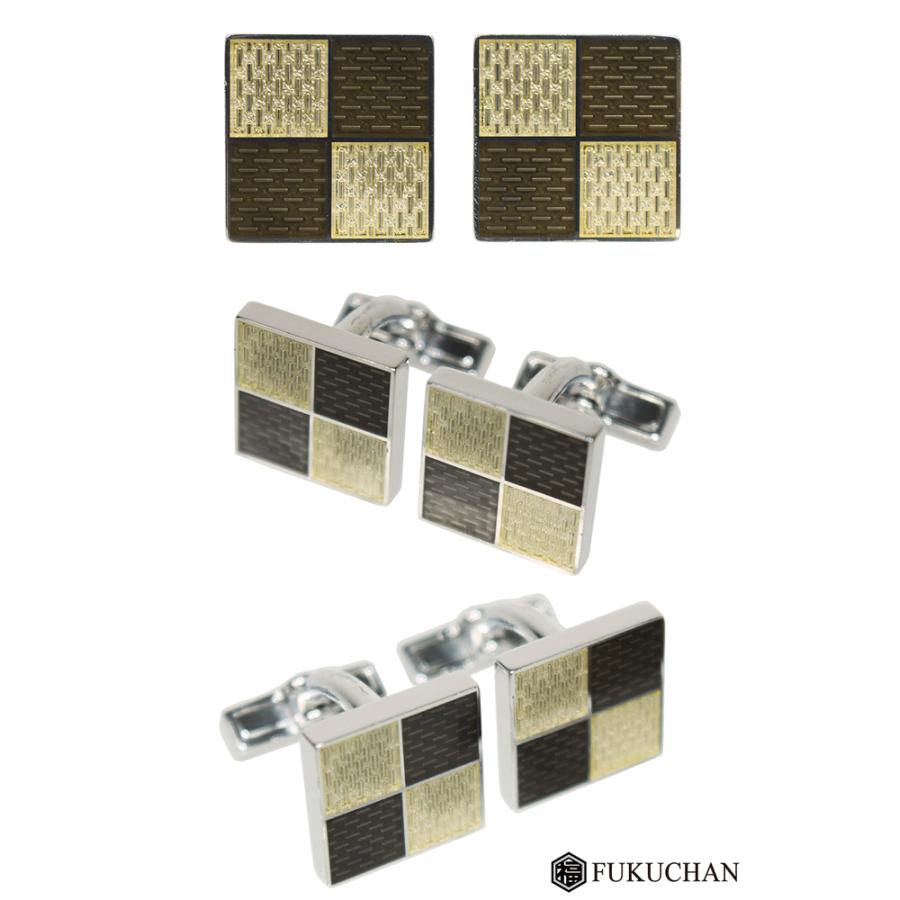 ルイヴィトン ダミエ ブトン ドゥ マンシェット SV925 カフス LOUIS VUITTON/ ルイ・ヴィトン ダミエ ブトン ドゥ