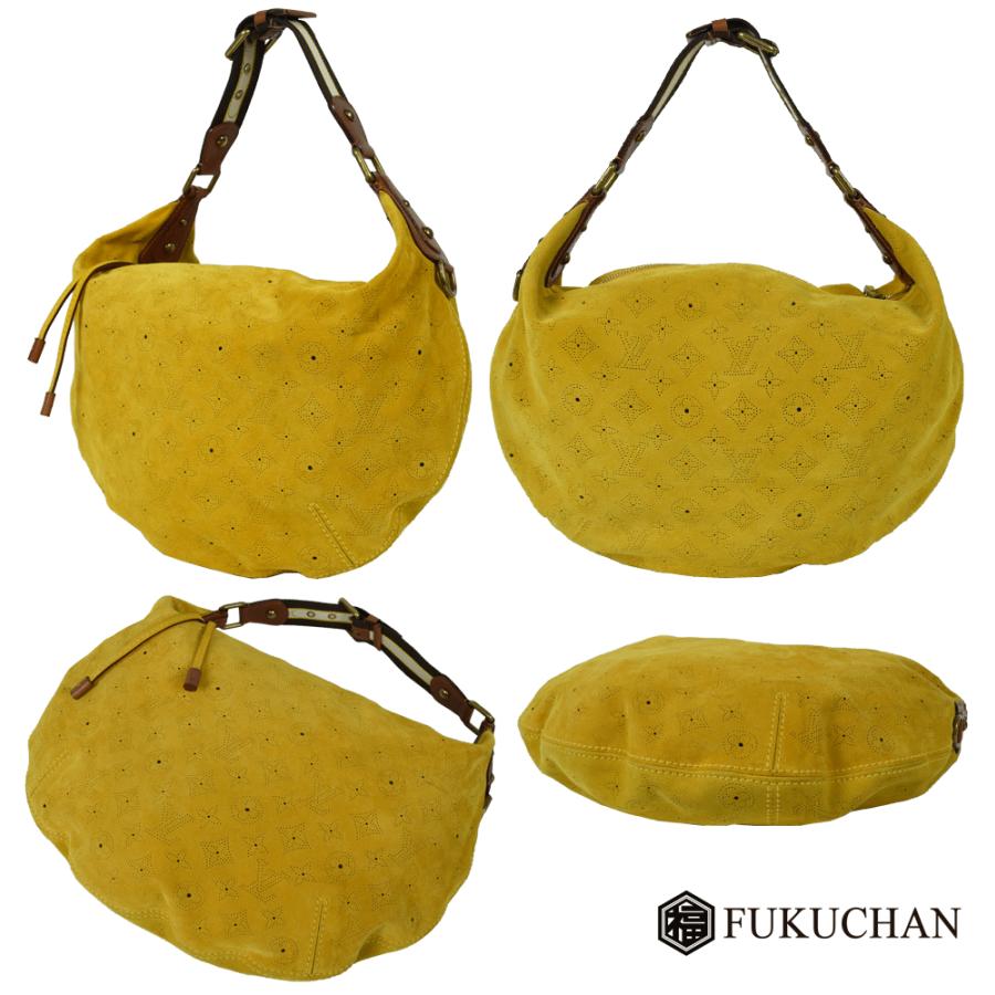 LOUIS VUITTON/ ルイ・ヴィトン モノグラム・スエード オナタGM マイス