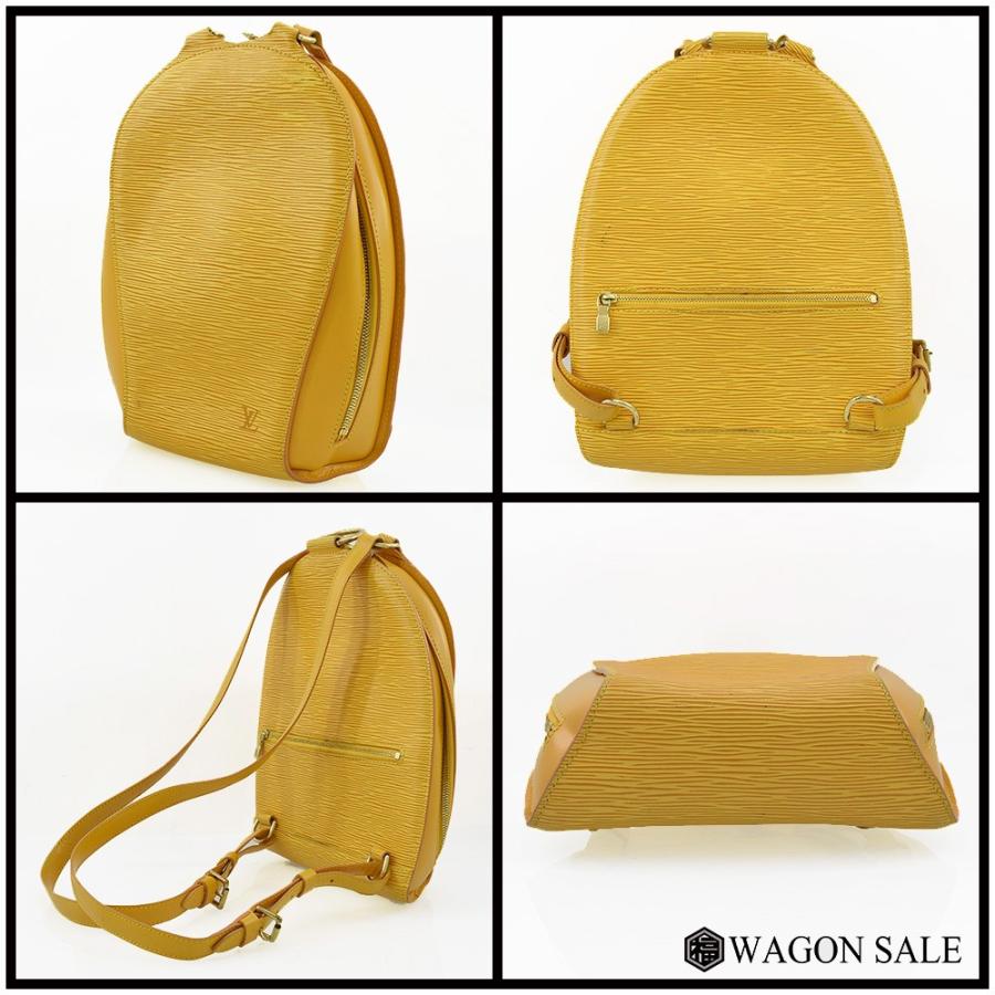 【中古美品】ルイ ヴィトン エピ リュックバックパック　タッシリイエロー LOUIS VUITTON - LOUIS VUITTON ルイ ヴィトン エピ コブラン