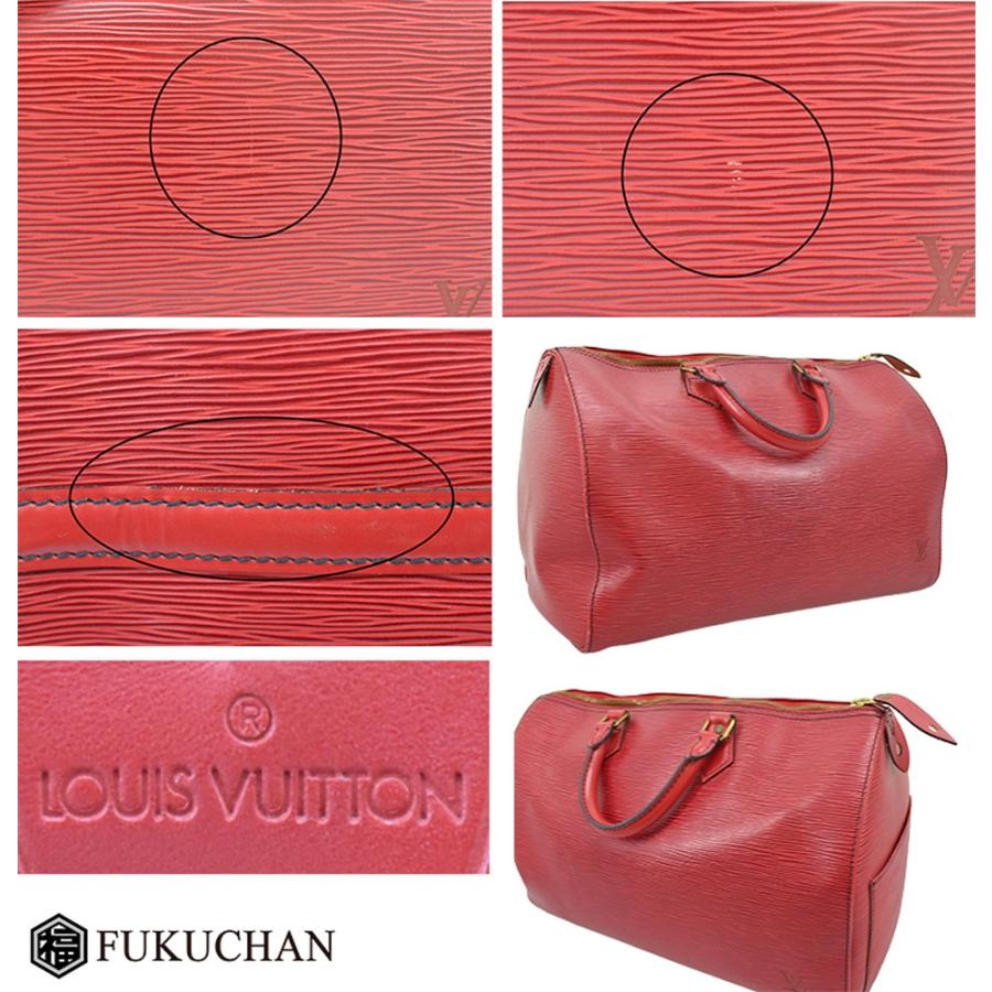 LOUIS VUITTON ルイヴィトン エピ スピーディ40 カスティリアンレッド