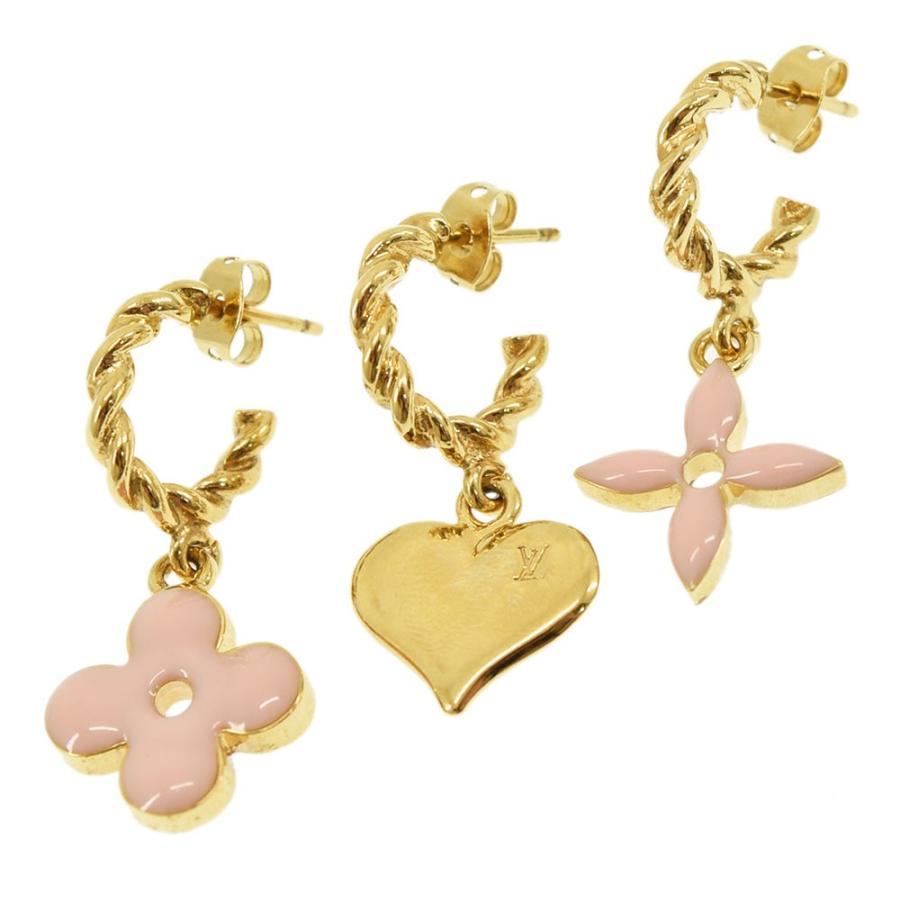 LOUIS VUITTONブークルドレイユ スイートモノグラムピアスM65754