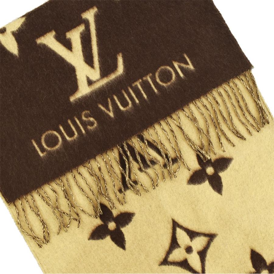 ルイヴィトン マフラー レイキャビック マロン ブラウン×ベージュ ルイヴィトン マフラー レイキャビック マロン ブラウン×ベージュ