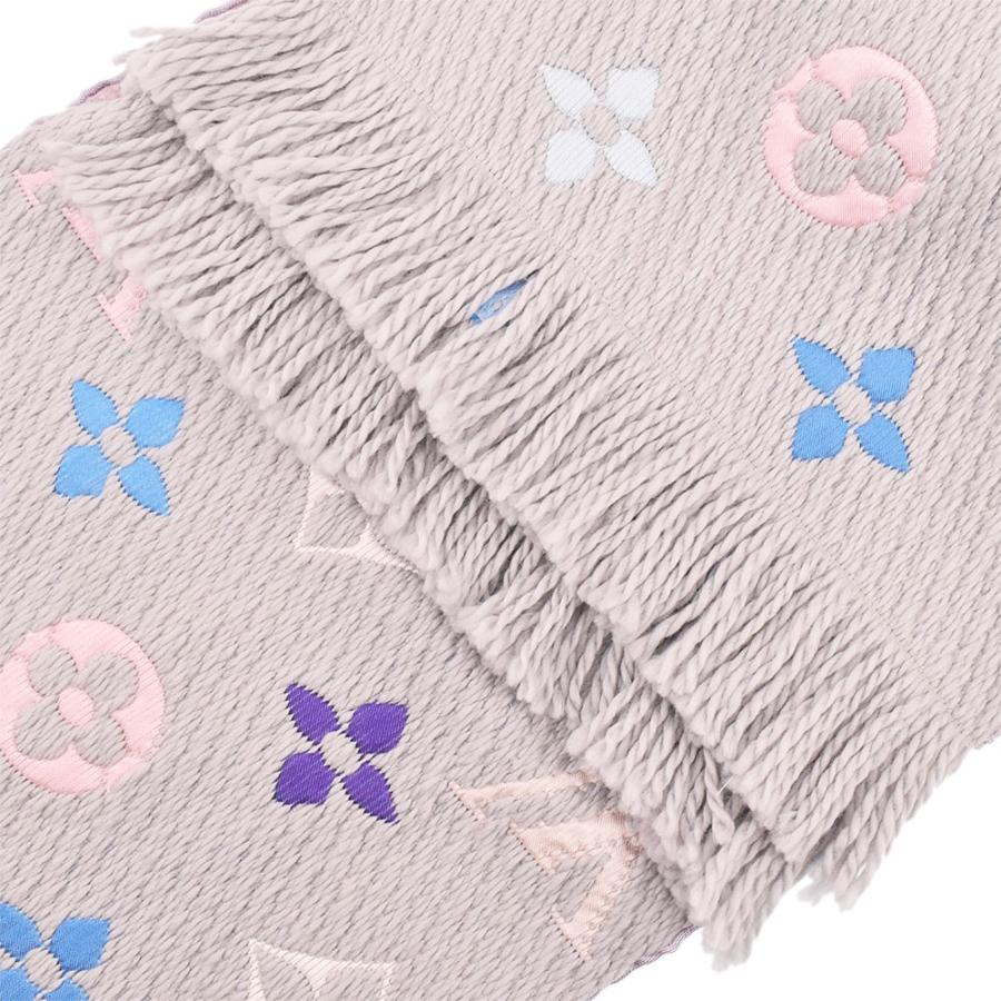 LOUIS VUITTON ルイヴィトン エシャルプ ロゴマニア レインボー