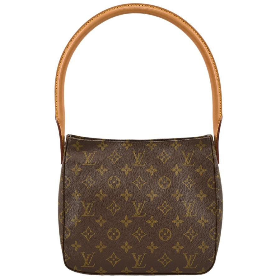 品質一番の Vuitton Louis ルイ ヴィトン ワンショルダーバッグ シンプルで使いやすい モノグラム 送料無料 中古 レディース M ワンショルダーバッグ ルーピングmm バッグ Albinofoundation Org