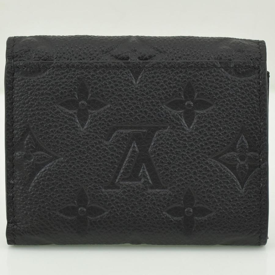 【極美品】ルイヴィトン アンプラント ポルトフォイユゾエ ノワール 折り財布 LOUIS VUITTON ルイ・ヴィトン 三つ折り財布 モノグラム・アン