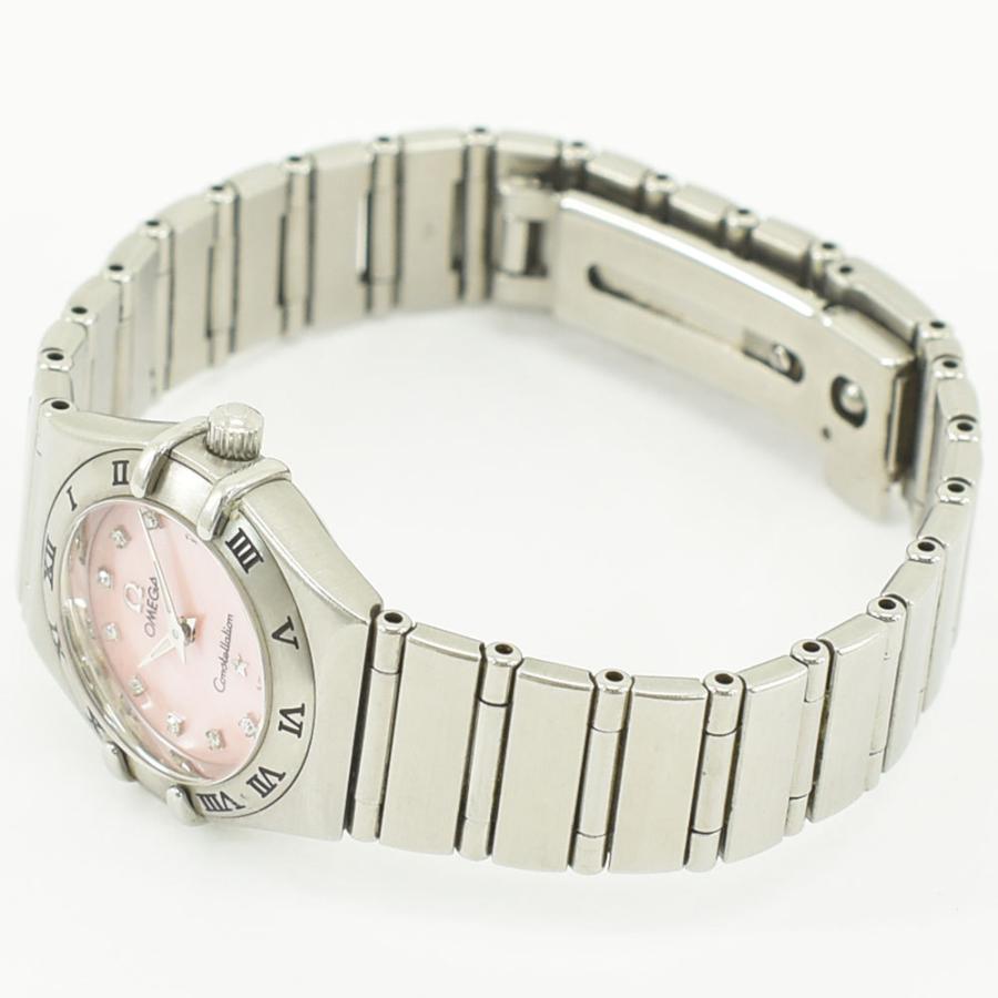 OMEGA オメガ 腕時計 コンステレーション ミニ 12Pダイヤ ピンク