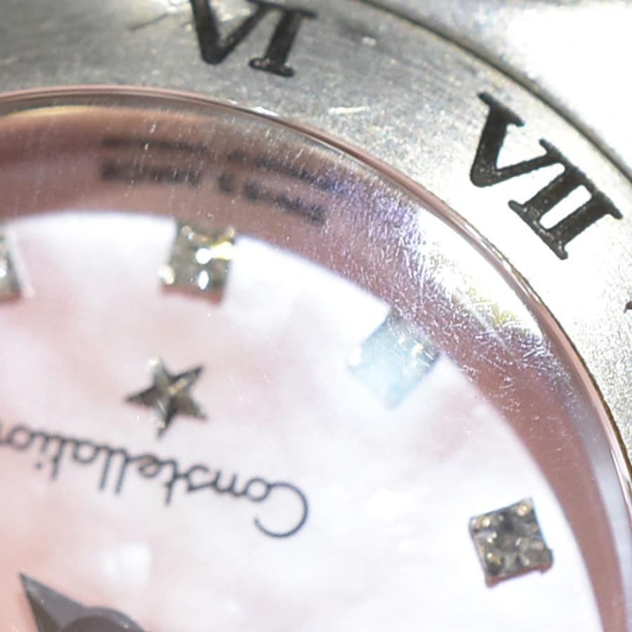 OMEGA オメガ 腕時計 コンステレーション ミニ 12Pダイヤ ピンクシェル  