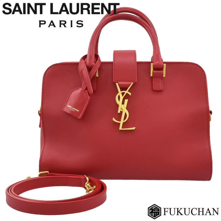 SAINT LAURENT サンローラン パリ ベイビー カバス モノグラム 2way 