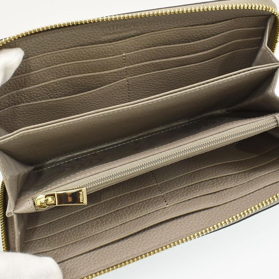 美品✨FURLA フルラ 長財布 プリムラ アーチロゴ ゴールド金具 グレージュ 美品✨FURLA フルラ 長財布 プリムラ アーチロゴ ゴールド金具