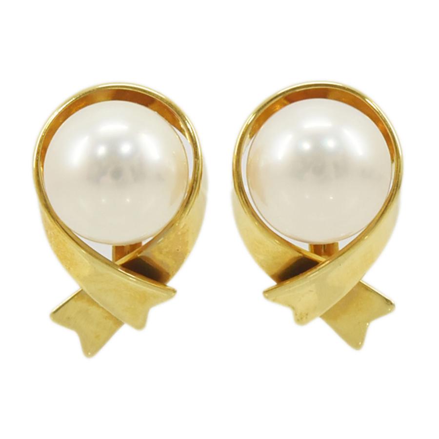 MIKIMOTO ミキモト ピアス パールピアス 真珠 リボン ジュエリー 