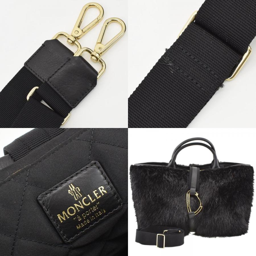 MONCLER（モンクレール） ハンドバッグ ファーバッグ 2wayショルダー