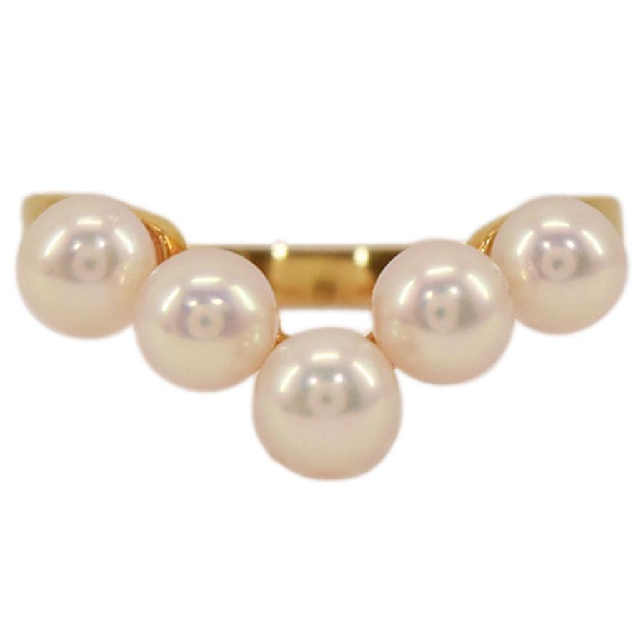 タサキ TASAKI リング・指輪 パール V リング 約9号 アクセサリー ジュエリー K18YG 750 イエローゴールド レディース 中古 送料無料 :ot01gt-929351:ブランドショップ FUKUCHAN - 通販 - Yahoo!ショッピング