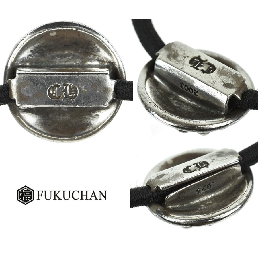 CHROME HEARTS/クロムハーツ クロスボール コンチョ ヘアゴム