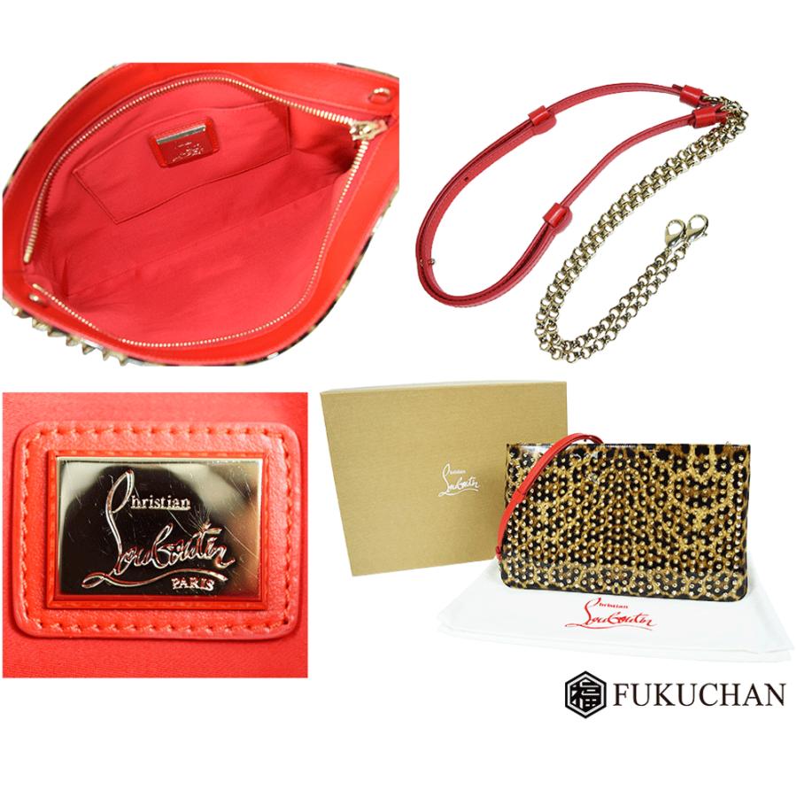 クリスチャンルブタンルビポッシュクラッチバッグ