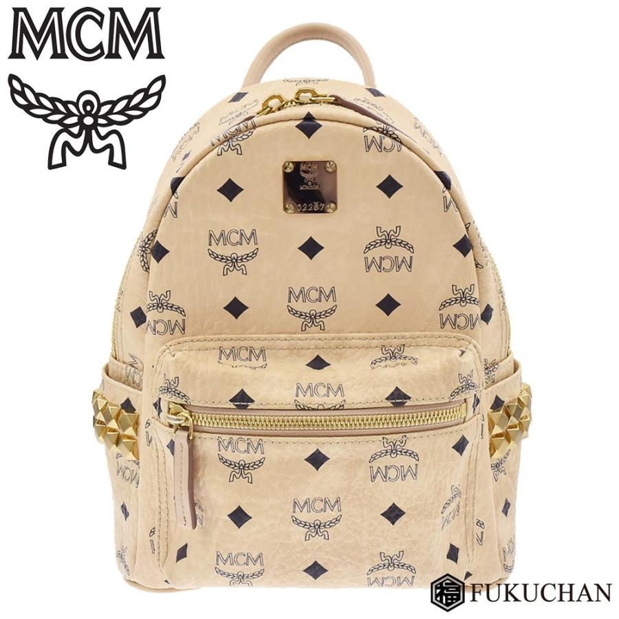 MCM/エムシーエムスターク サイドスタッズ バックパック ミニ リュック 