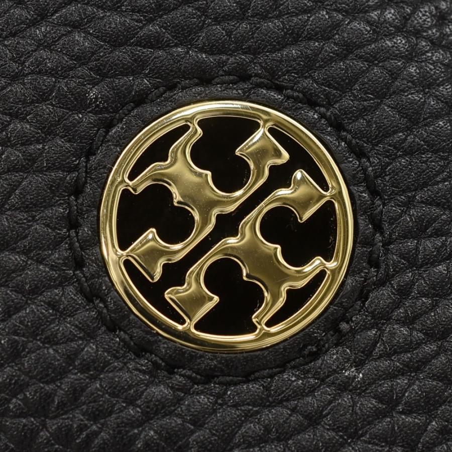 トリーバーチ 金具　レザー　Tory Burch レザーソール　ロゴ TORY BURCH(トリーバーチ) ロゴ 長財布 黒 ブラック レザー 【ブランド