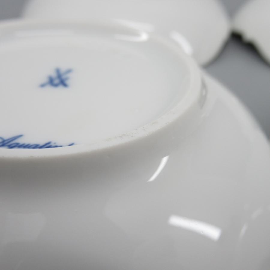 マイセン Meissen 食器 双剣マーク デミタスカップ＆ソーサー 計6客