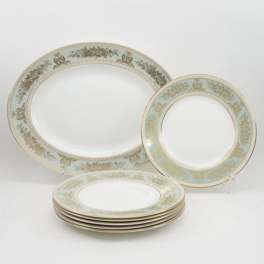 ウェッジウッド コロンビア オーバルプレート ディナープレート-