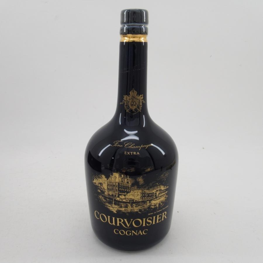 新品未開栓 クルボアジェ EXTRA コニャック リモージュ 陶器ボトル 箱付き