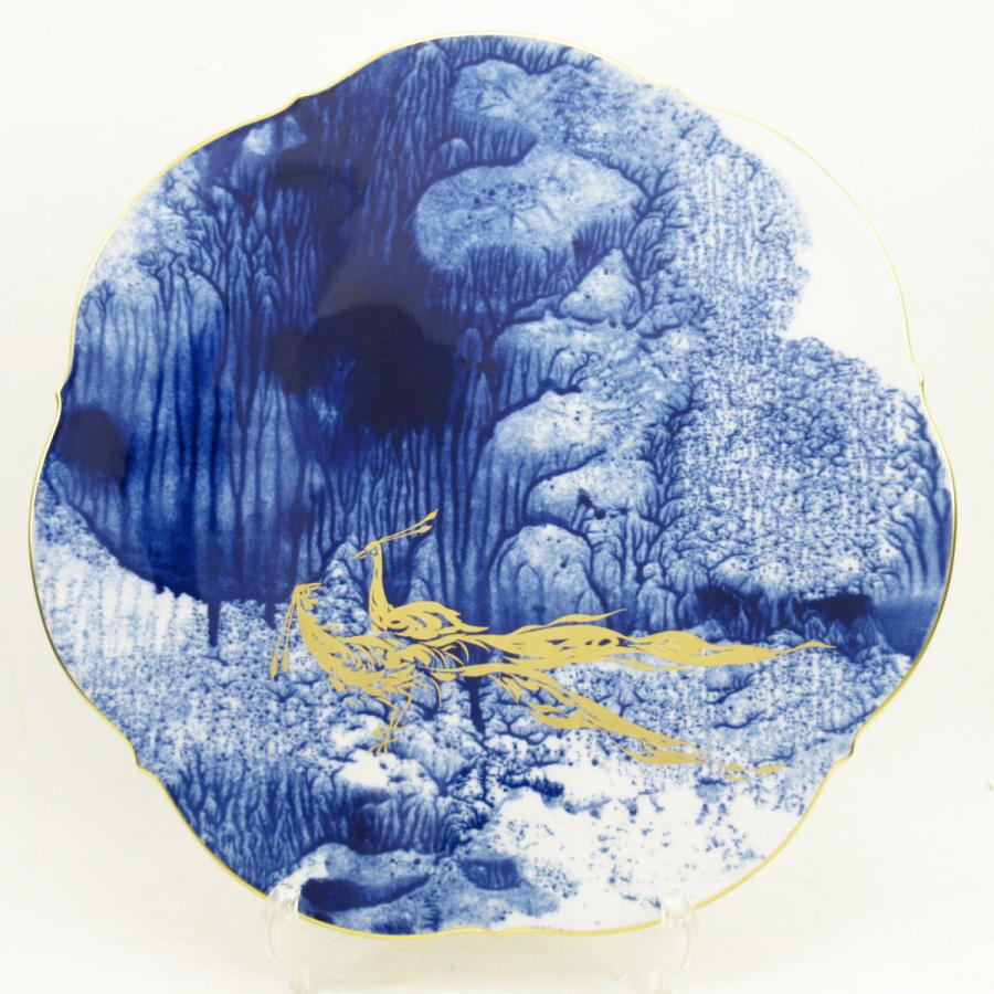 マイセン 直径31cm イヤープレート 1994年 「公園の風景」 箱付き 食器