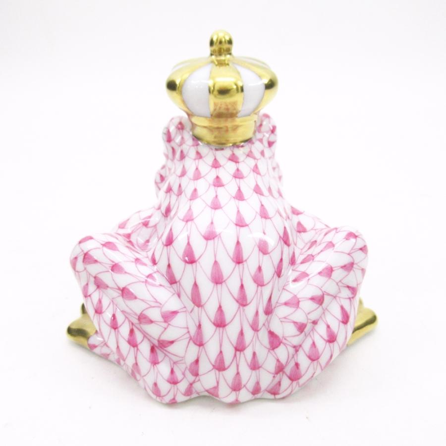 HEREND ヘレンド フィギュリン カエルのプリンス ピンク 【公式通販】