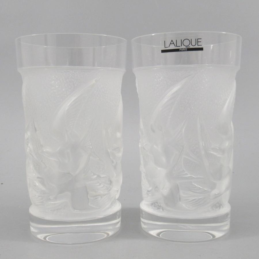 LALIQUE ラリック イロンデル タンブラー Lサイズ 計2客 洋食器 