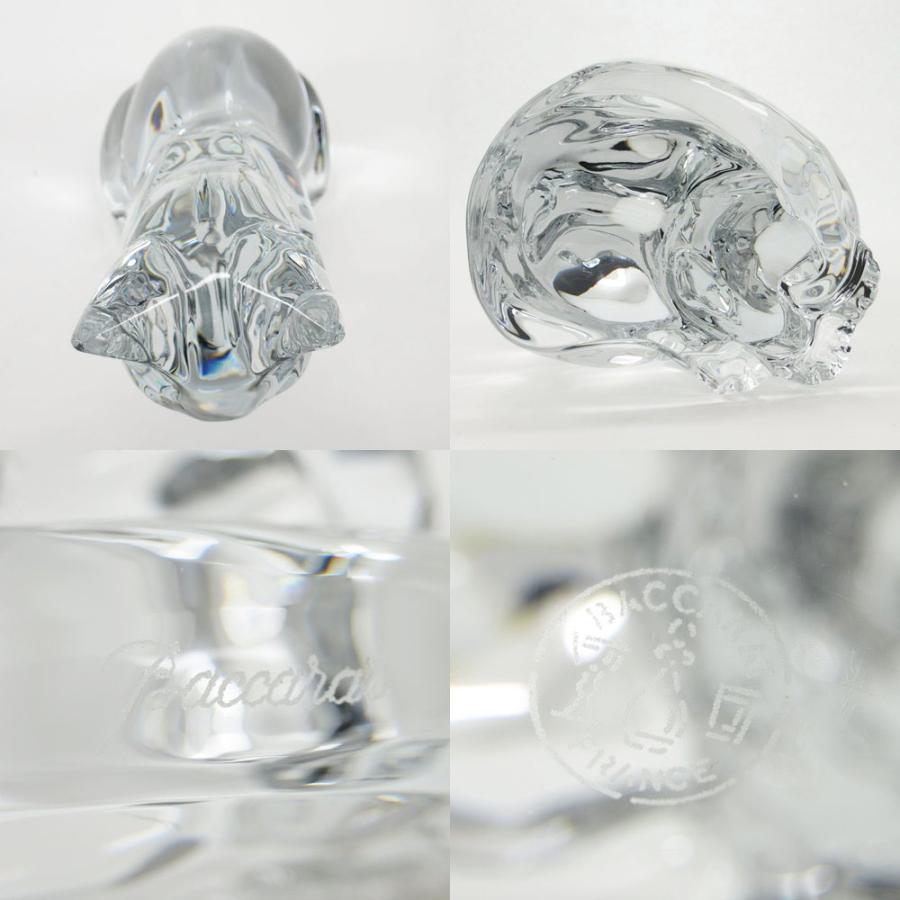 バカラ（Baccarat） ネコ 猫 キャット 23cm フィギュリン 箱付き