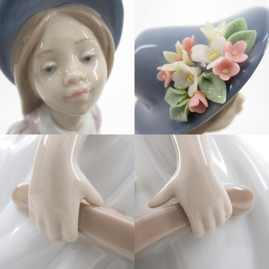 リヤドロ ♯6521 「可愛いお花屋さん」 フィギュリン Lladro/陶器/置物