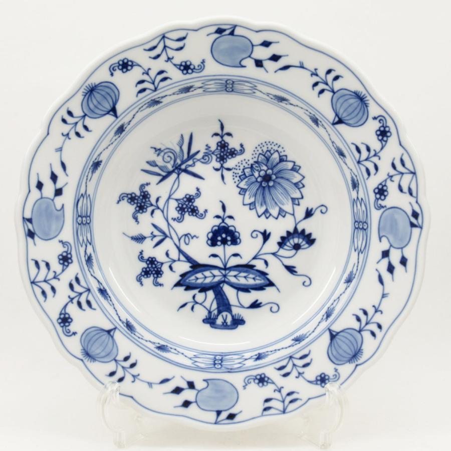 マイセン　スープ皿　ディープ皿 マイセン ブルーオニオン 23cm スーププレート 計6点 食器/陶器/深皿