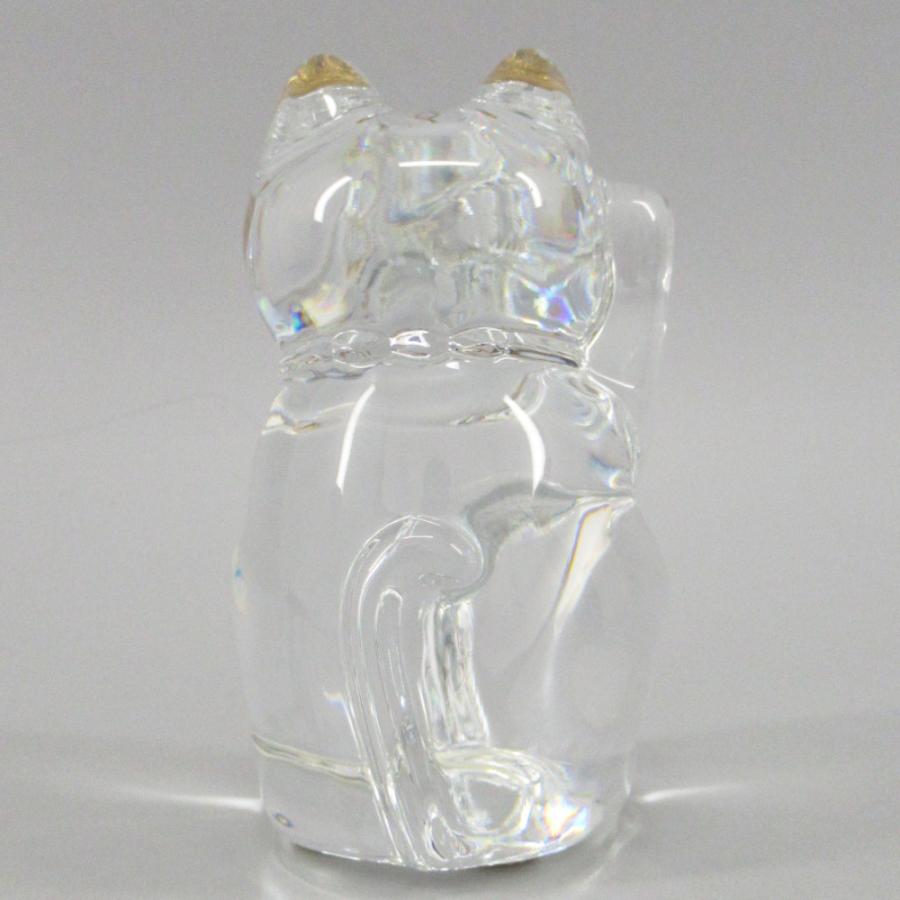 バカラ（Baccarat） 招き猫 Sサイズ 置物/クリスタルガラス
