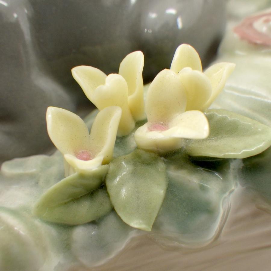 リヤドロ 「乗せてあげる」 #5460 少女 花車 犬 陶器 人形 Lladro