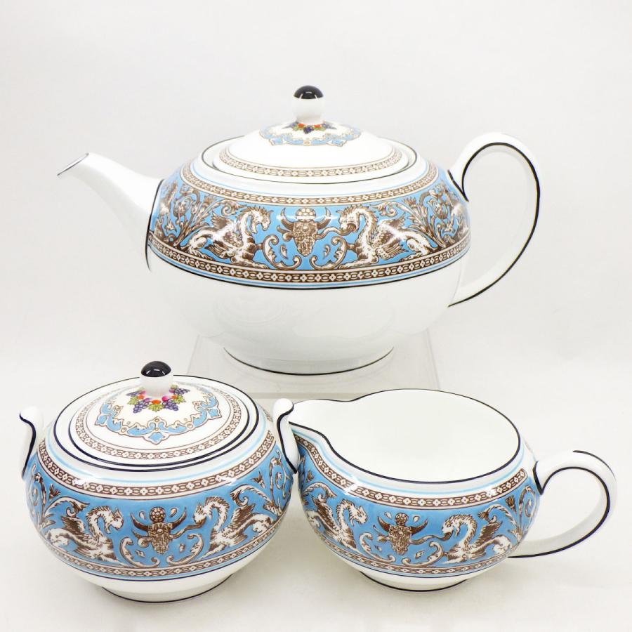 ウェッジウッド フロレンティーンターコイズ ティーポット/シュガー/クリーマー 計3点 食器/Wedgwood  o118oyfu-1317311【O商品】 :oyfu-1317311:ブランドショップ FUKUCHAN - 通販 - Yahoo!ショッピング