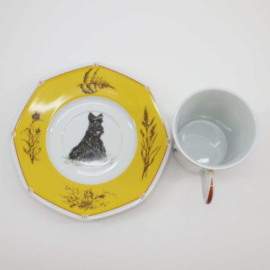 HERMES エルメス シャス イエロー スコティッシュテリア カップ HERMES エルメス シャス イエロー スコティッシュテリア カップ