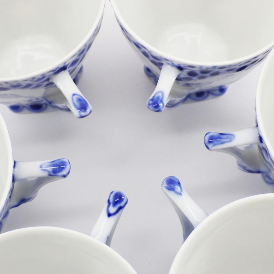 ロイヤルコペンハーゲン フルレース 顔付き コーヒーカップとソーサー ROYAL COPENHAGEN ロイヤルコペンハーゲン コーヒーカップ