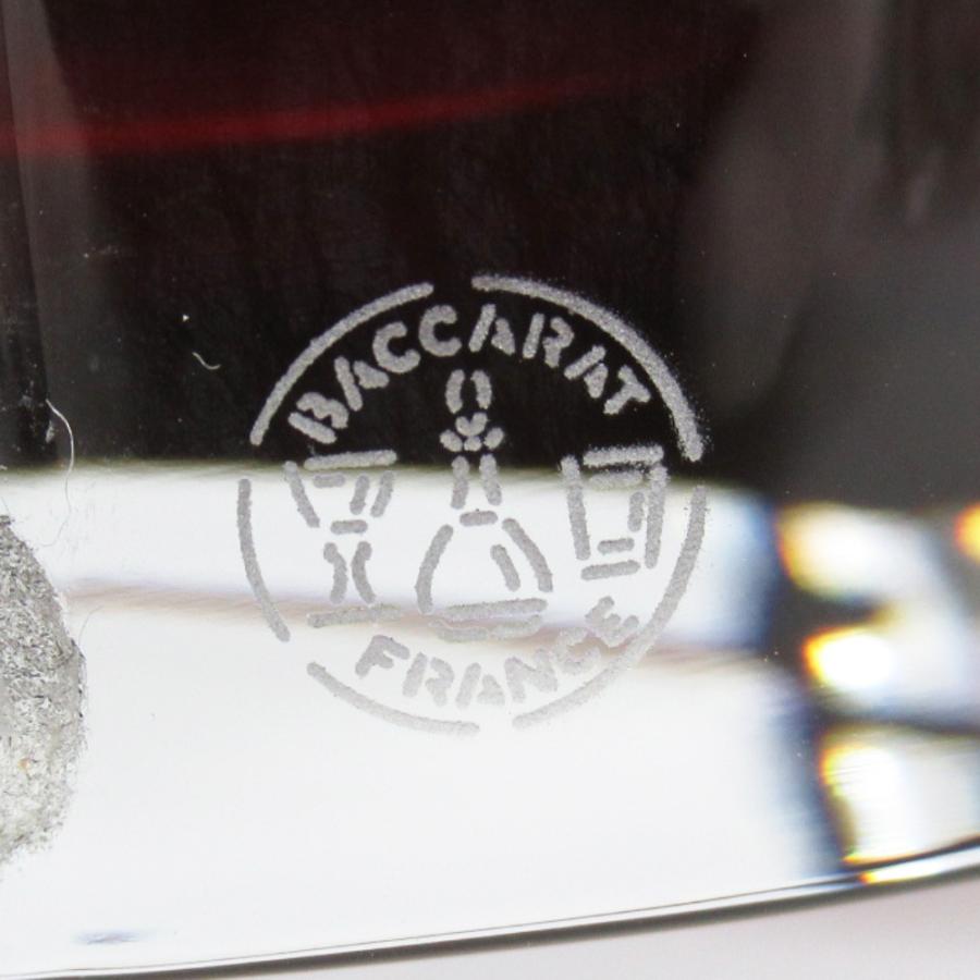 バカラ（Baccarat） オセアニア レッド フラワーベース 花瓶 箱付き