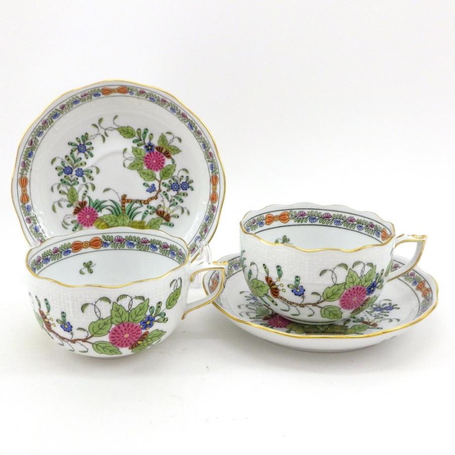 HERENDヘレンド インドの華 多彩色 カップ&ソーサー