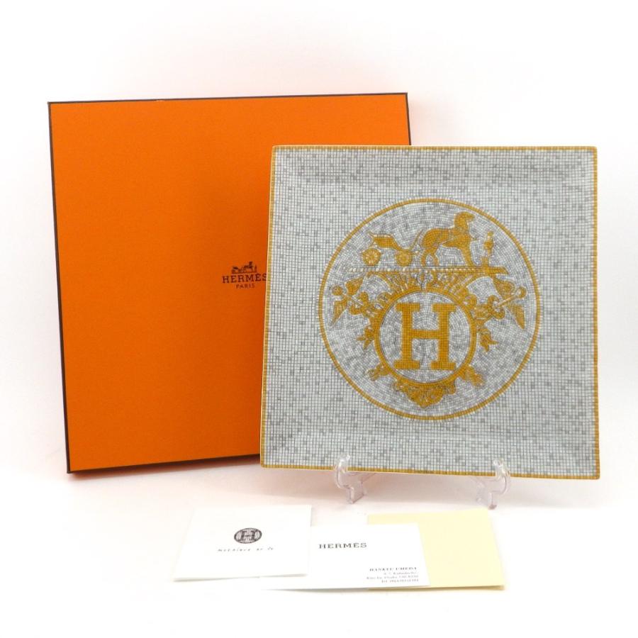 HERMES エルメス モザイク ヴァンキャトル ゴールド プチカレ HERMES エルメス モザイク ヴァンキャトル ゴールド プチカレ