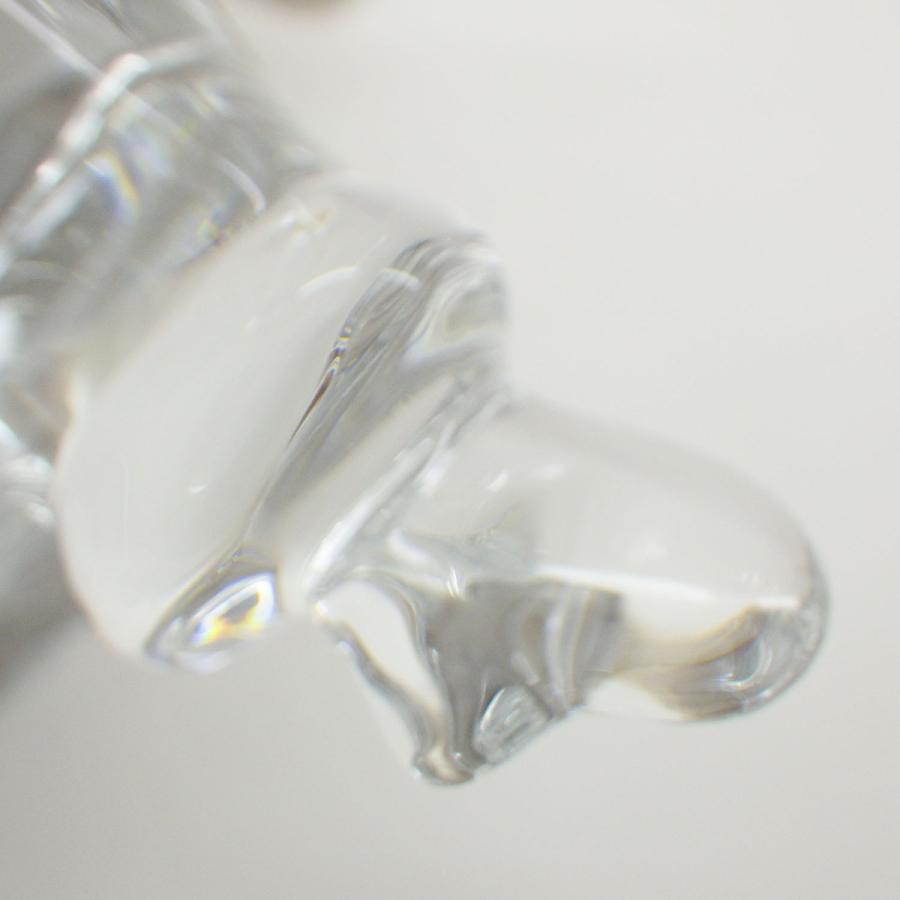 バカラ（Baccarat） サンタクロース スケート フィギュリン 箱付き