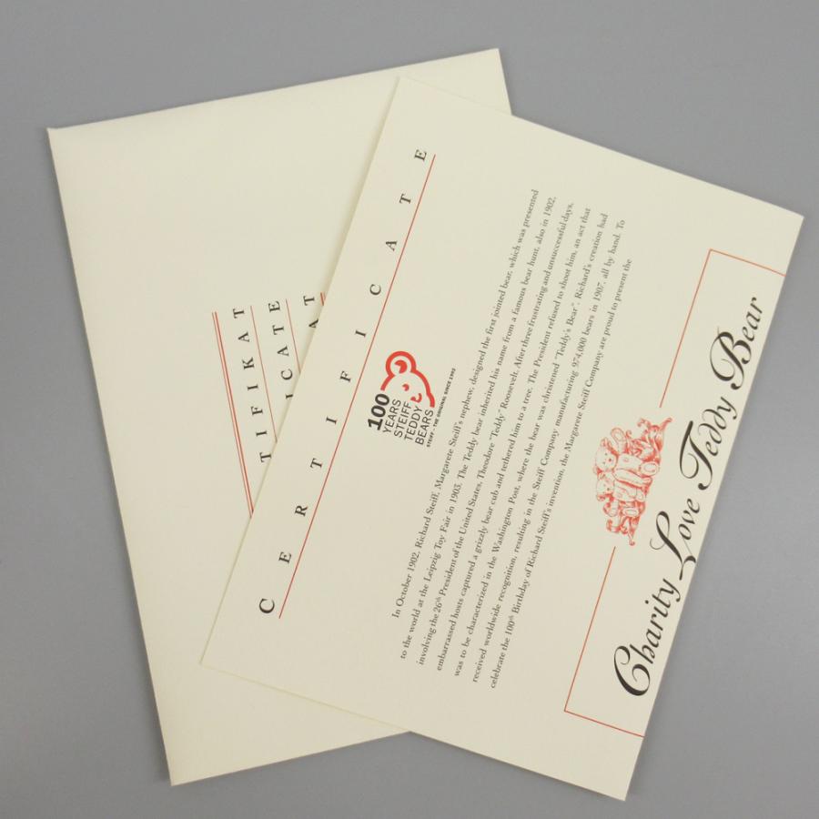 シュタイフ チャリティーベア LOVE 2002年 日本限定 テディベア