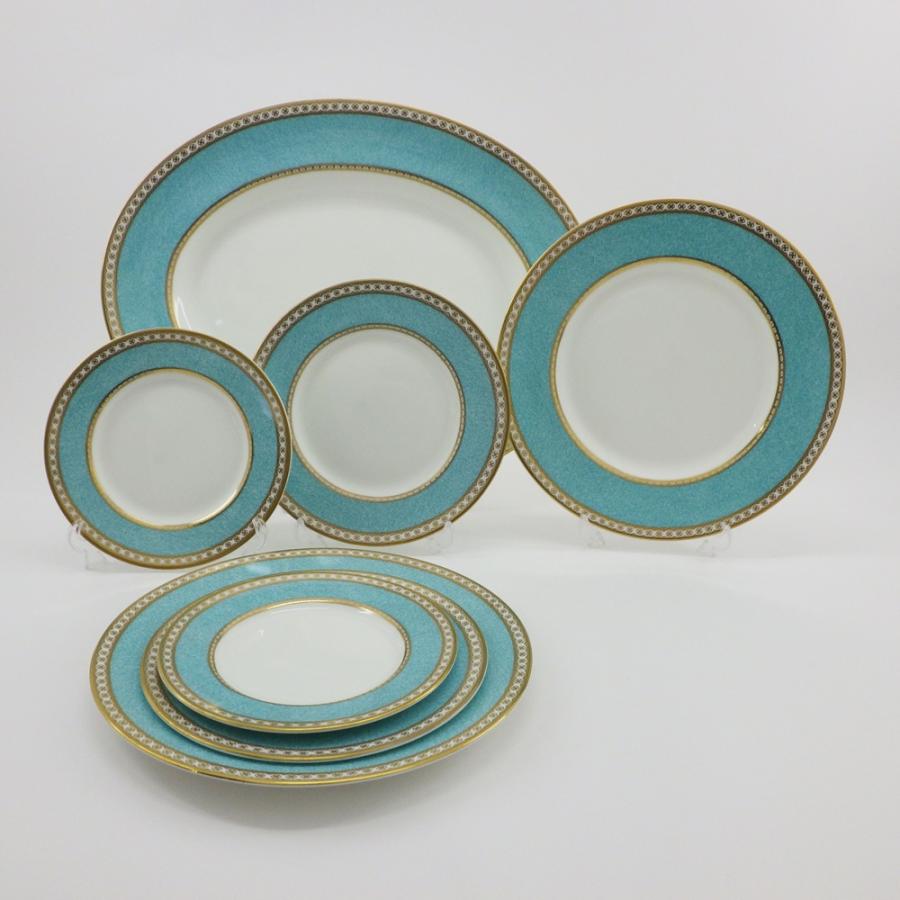  ユーランダーパウダーターコイズ　プレートセット Wedgwood ユーランダーパウダーターコイズプレートセット
