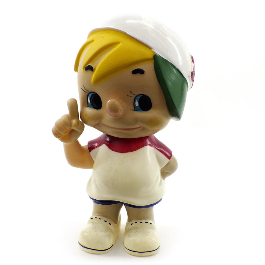日清食品 出前一丁 ちびっこ ソフビ人形 高さ15.5cm 昭和レトロ 日清食品 出前一丁 ちびっこ ソフビ人形 高さ15.5cm 昭和レトロ